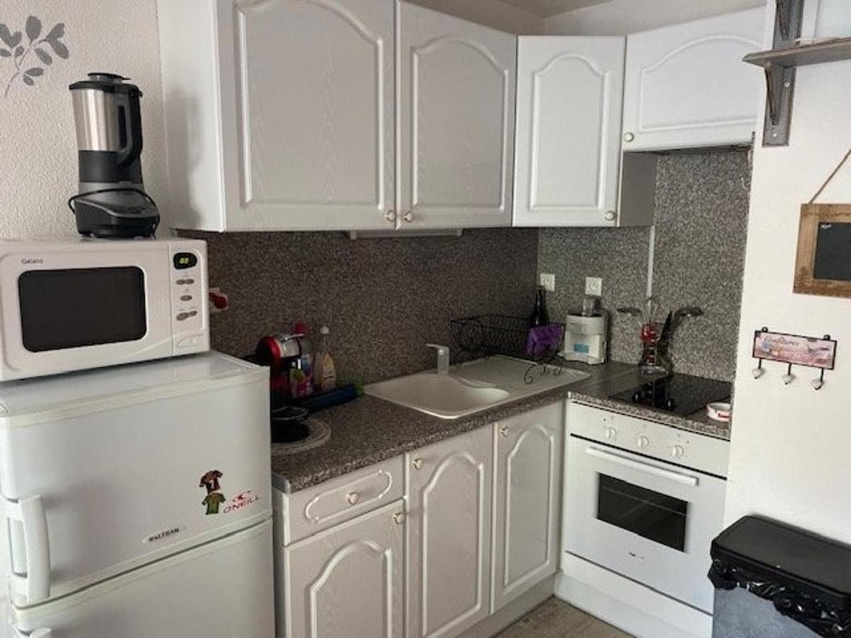Studio Cabine Cozy Avec Terrasse, Parking, Et Casier A Ski - Ideal Famille De 4 A Bolquere - Fr-1-592-43 Dış mekan fotoğraf